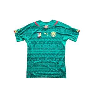 Cameroon Puma Jersey 2022 Home Green Men’s Small Indomitable Lions Soccer Core